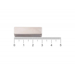 Ímã de neodímio bloco 30 x 9 x 7 mm - N35